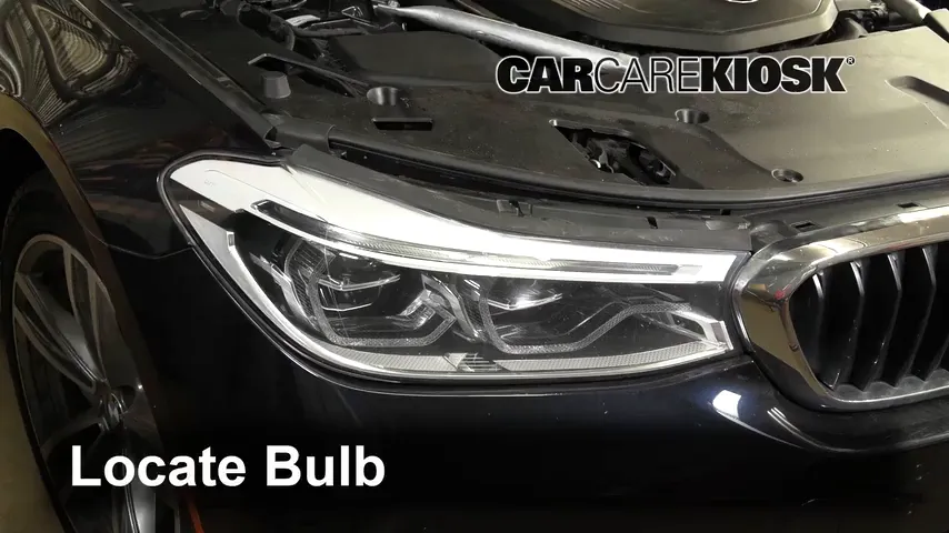 2018 BMW 640i xDrive Gran Turismo 3.0L 6 Cyl. Turbo Éclairage Feux de croisement (remplacer l'ampoule)